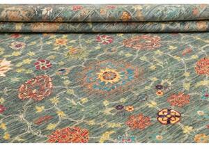 Tappeto Floralia Floreale Verde Petrolio Ruggine 247x299 Cm