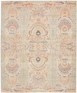 Tappeto Floralia Stilizzato Beige Azzurro 247x306 Cm