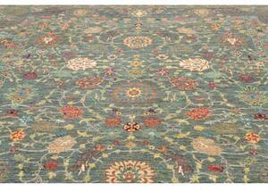 Tappeto Floralia Floreale Verde Petrolio Ruggine 247x299 Cm
