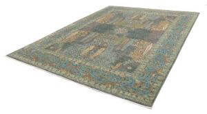 Tappeto Floralia Stilizzato Grigio Scuro Blu 248x308 Cm