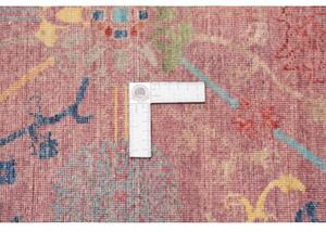 Tappeto Floralia Stilizzato Rosso Multicolore 204x296 Cm