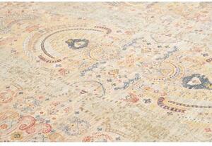 Tappeto Floralia Stilizzato Beige Azzurro 247x306 Cm