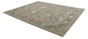 Tappeto Floralia Floreale Verde Petrolio Ruggine 247x299 Cm