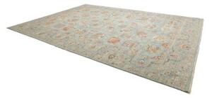 Tappeto Floralia Floreale Celeste Rosso Corallo 308x423 Cm