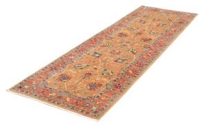 Tappeto Floralia Stilizzato Terracotta Blu Petrolio Corsia 82x267 Cm