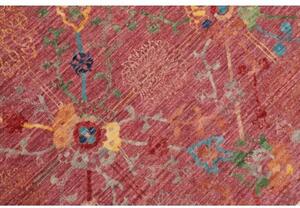 Tappeto Floralia Stilizzato Rosso Multicolore 204x296 Cm