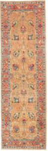 Tappeto Floralia Stilizzato Terracotta Blu Petrolio Corsia 82x267 Cm