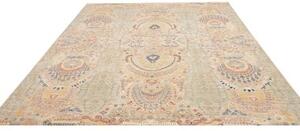 Tappeto Floralia Stilizzato Beige Azzurro 247x306 Cm
