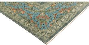 Tappeto Floralia Stilizzato Grigio Scuro Blu 248x308 Cm