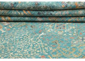 Tappeto Floralia Floreale Verde Petrolio Beige 247x302 Cm