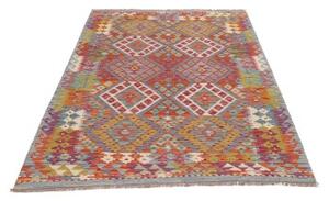 Tappeto Kilim Geometrico Multicolore 124x204 Cm