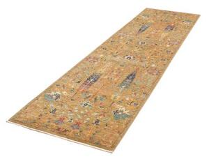 Tappeto Floralia Floreale Becco Di Passero Blu Petrolio Corsia 81x299 Cm