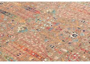 Tappeto Floralia Floreale Beige Marrone 201x244 Cm