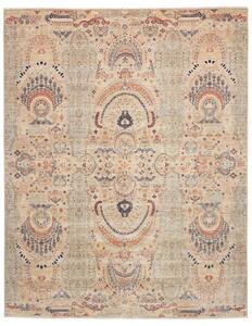 Tappeto Floralia Stilizzato Beige Blu 242x304 Cm