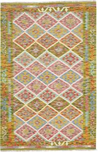 Tappeto Kilim Geometrico Multicolore 124x190 Cm