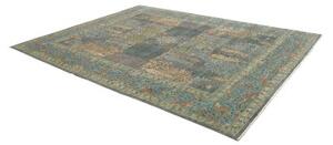 Tappeto Floralia Stilizzato Grigio Scuro Blu 248x308 Cm