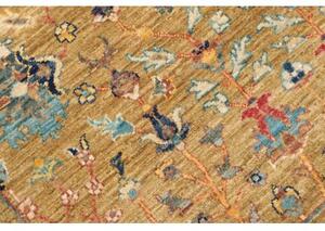 Tappeto Floralia Floreale Becco Di Passero Blu Petrolio Corsia 81x299 Cm