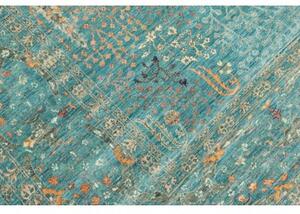 Tappeto Floralia Floreale Verde Petrolio Beige 247x302 Cm