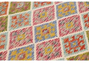 Tappeto Kilim Geometrico Multicolore 124x190 Cm
