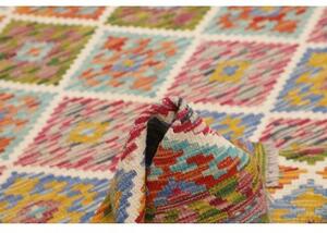 Tappeto Kilim Geometrico Multicolore 124x190 Cm