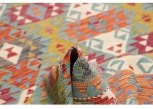 Tappeto Kilim Geometrico Multicolore 165x246 Cm