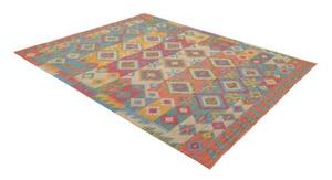 Tappeto Kilim Geometrico Multicolore 189x238 Cm