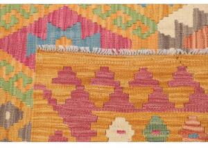 Tappeto Kilim Geometrico Ocra Multicolore 180x243 Cm