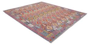 Tappeto Kilim Geometrico Multicolore 250x293 Cm