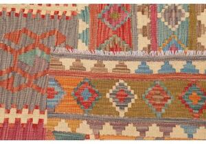 Tappeto Kilim Geometrico Multicolore 211x294 Cm