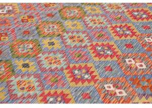 Tappeto Kilim Geometrico Multicolore 250x293 Cm