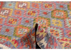 Tappeto Kilim Geometrico Multicolore 250x293 Cm