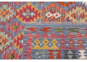 Tappeto Kilim Geometrico Multicolore 250x293 Cm