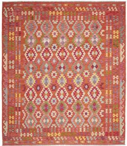 Tappeto Kilim Geometrico Ruggine Multicolore 255x293 Cm
