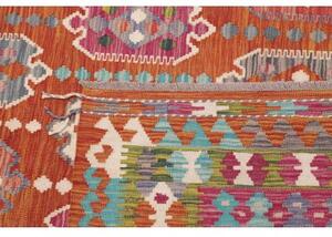 Tappeto Kilim Stilizzato Ruggine Multicolore 253x292 Cm