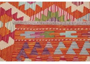 Tappeto Kilim Geometrico Ruggine Multicolore 255x293 Cm