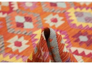Tappeto Kilim Geometrico Ruggine Multicolore 255x293 Cm