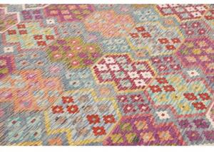 Tappeto Kilim Stilizzato Multicolore 264x360 Cm