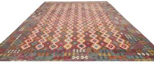 Tappeto Kilim Geometrico Multicolore 303x408 Cm