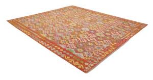 Tappeto Kilim Stilizzato Ruggine Multicolore Quadrato 261x296 Cm