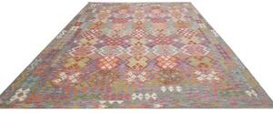 Tappeto Kilim Stilizzato Multicolore 264x360 Cm