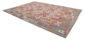 Tappeto Kilim Stilizzato Multicolore 264x360 Cm