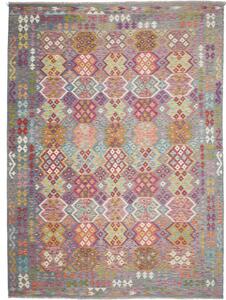 Tappeto Kilim Stilizzato Multicolore 264x360 Cm