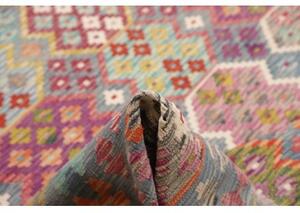 Tappeto Kilim Stilizzato Multicolore 264x360 Cm