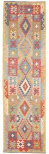 Tappeto Kilim Geometrico Multicolore Corsia 80x295 Cm