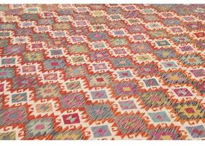 Tappeto Kilim Geometrico Multicolore 303x408 Cm