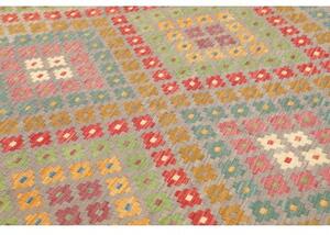 Tappeto Kilim Stilizzato Multicolore 200x295 Cm