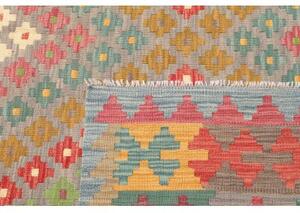 Tappeto Kilim Stilizzato Multicolore 200x295 Cm