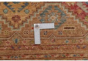 Tappeto Istintia Geometrico Marrone Ocra Blu Corsia 81x252 Cm