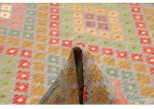 Tappeto Kilim Stilizzato Multicolore 200x295 Cm