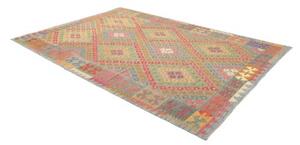 Tappeto Kilim Stilizzato Multicolore 200x295 Cm